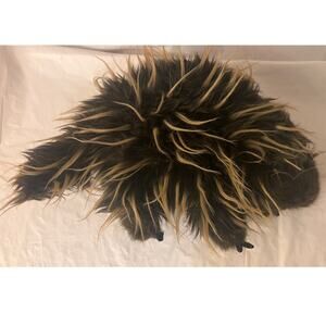 Folkmanis Porcupine Full Body Hand Puppet Brown Black Plush